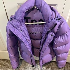 TNA SUPER PUFF SHORTY LIKE NEW PURPLE